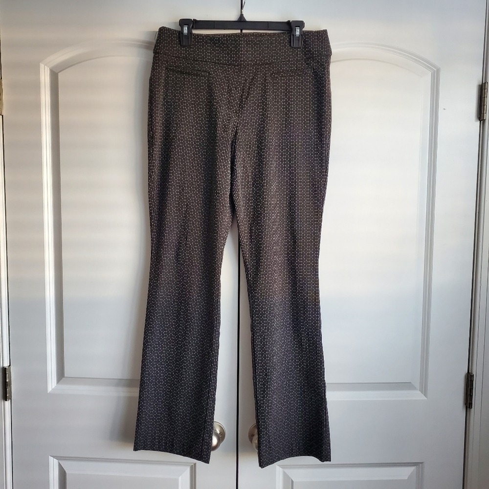 Apt 9 Womens Black Pull On Dress Pants Size 14 Career Workwear Business